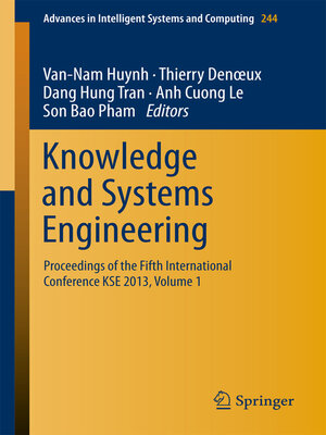 cover image of Knowledge and Systems Engineering